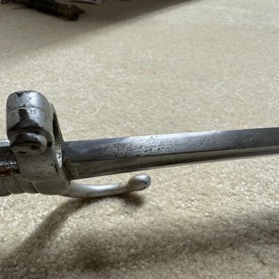 1871 CHASSEPOT BAYONET
