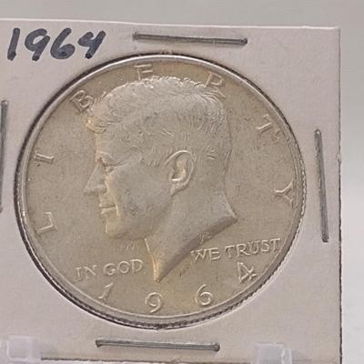 1964 U. S. Mint Kennedy Half-Dollar (#46)