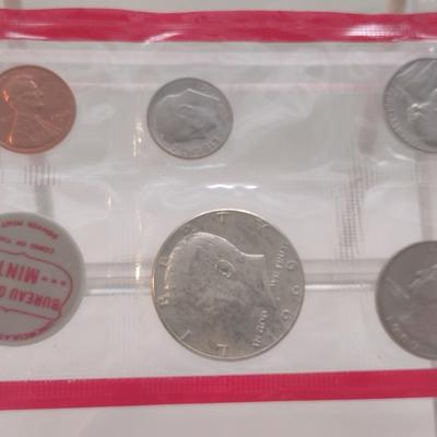 Set of Four 1969 U. S. Mint Uncirculated Coin Sets (#54)