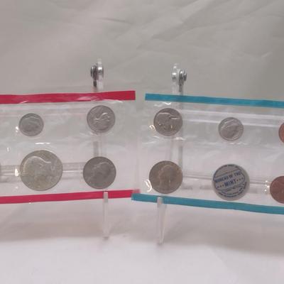 Set of Four 1969 U. S. Mint Uncirculated Coin Sets (#54)