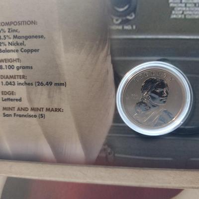 2016 U. S. Mint Code Talkers $1 Coin and Currency Set (#65)