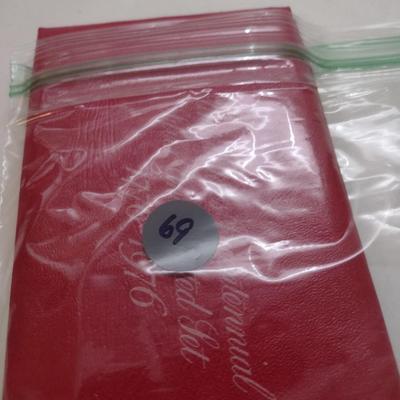 Set of Two 1976 U. S. Mint Bicentennial Silver Uncirculated Coin Set (#69)