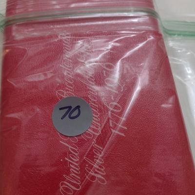 Set of Four 1976 U. S. Mint Bicentennial Silver Uncirculated Coin Set (#70)