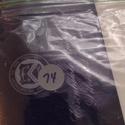 Set of Two 1971 U. S. Mint Eisenhower Silver Dollar Uncirculated Coin (#74)
