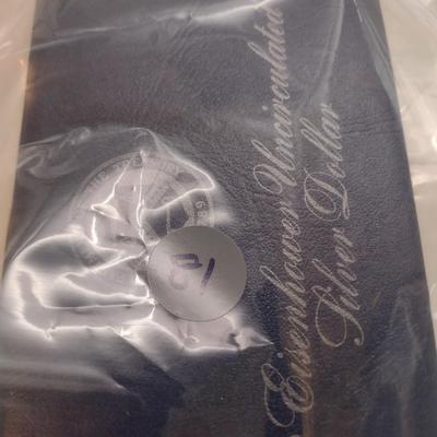 Set of Four 1972 U. S. Mint Eisenhower Silver Dollar Uncirculated Coin (#81)