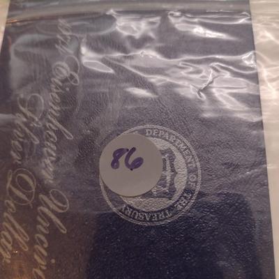 1974 U. S. Mint Eisenhower Silver Dollar Uncirculated Coin (#86)