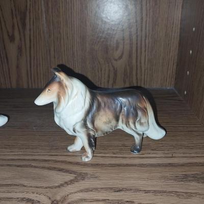 TWO COLLECTABLE COLLIES