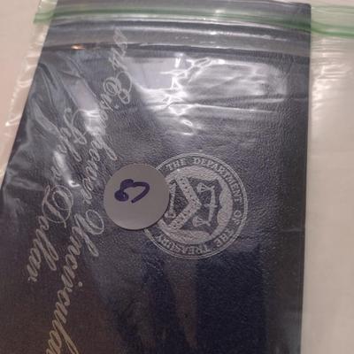 Set of Two 1974 U. S. Mint Eisenhower Silver Dollar Uncirculated Coin (#87)