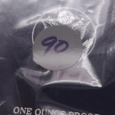 2004 U. S. Mint American Eagle Silver Dollar Proof Coin (#90)