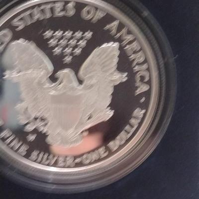 2004 U. S. Mint American Eagle Silver Dollar Proof Coin (#91)