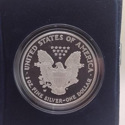 2004 U. S. Mint American Eagle Silver Dollar Proof Coin (#92)