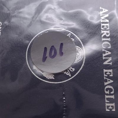 2008 U. S. Mint American Eagle Silver Dollar Proof Coin (#101)