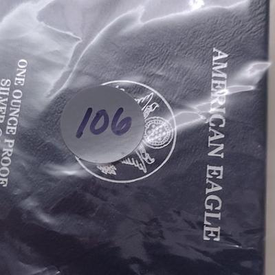 2010 U. S. Mint American Eagle Silver Dollar Proof Coin (#106)