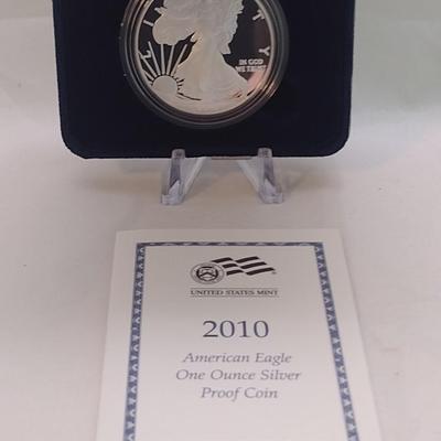 2010 U. S. Mint American Eagle Silver Dollar Proof Coin (#109)