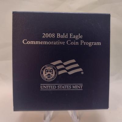 2008 U. S. Mint Bald Eagle Commemorative Silver Dollar Proof Coin (#112)