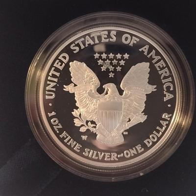 2003 U. S. Mint American Eagle Silver Dollar Proof Coin (#118)