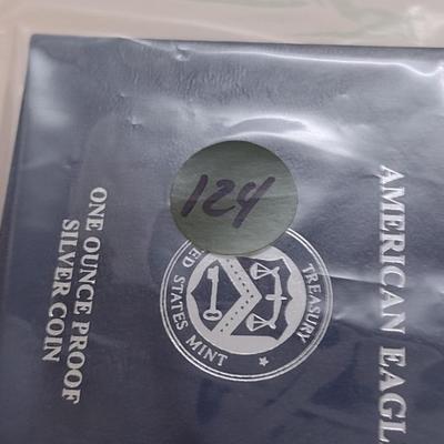 2011 U. S. Mint American Eagle Silver Dollar Proof Coin (#124)