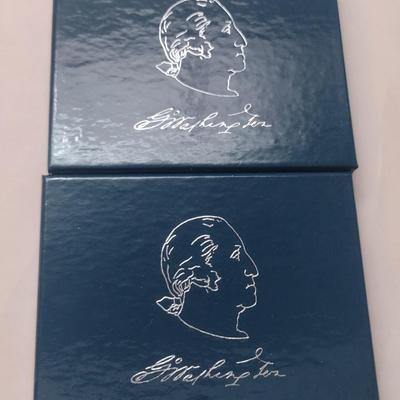 Set of Two 1982 U. S. Mint George Washington Commemorative 90% Silver Half-Dollar Uncirculated Coin (#140)