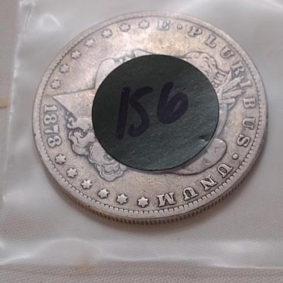 1878-S U. S. Mint Morgan Silver Dollar (#156)