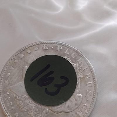 1921 U. S. Mint Morgan Silver Dollar (#163)