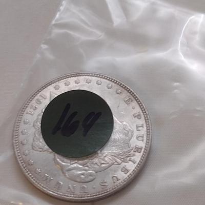 1921 U. S. Mint Morgan Silver Dollar (#164)
