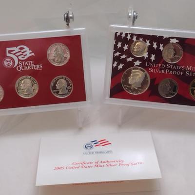 2005 U. S. Mint Silver Proof Coin Set (#169)