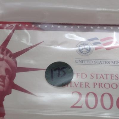 2006 U. S. Mint Silver Proof Coin Set (#175)