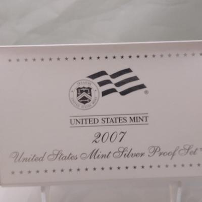 2007 U. S. Mint Silver Proof Coin Set (#177)