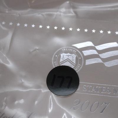 2007 U. S. Mint Silver Proof Coin Set (#177)