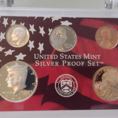 2007 U. S. Mint Silver Proof Coin Set (#179)