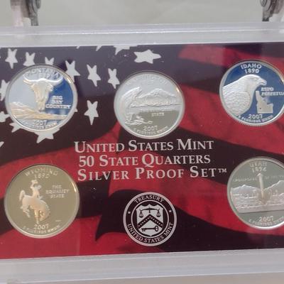 2007 U. S. Mint Silver Proof Coin Set (#180)