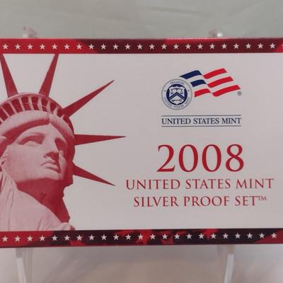 2008 U. S. Mint Silver Proof Coin Set (#181)