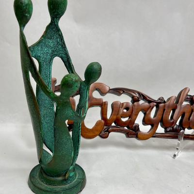 Give Thanks Reminder Wall Hanging with Candle Holder and 2 Scented Satchels