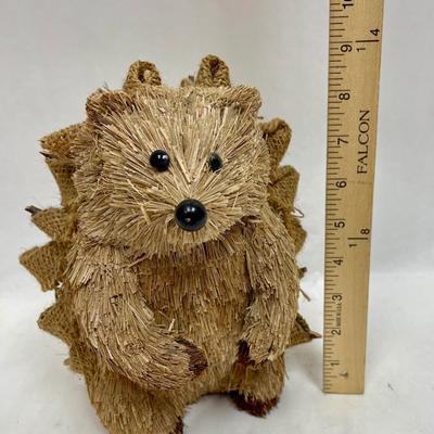 Sticks and Fabric Critter - Hedgehog Figure