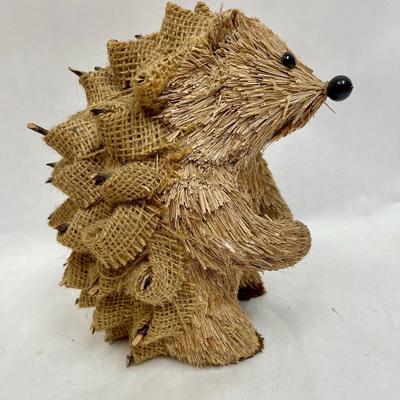 Sticks and Fabric Critter - Hedgehog Figure