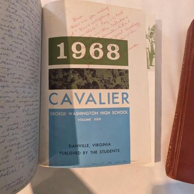 1968 Danville VA. Yearbooks