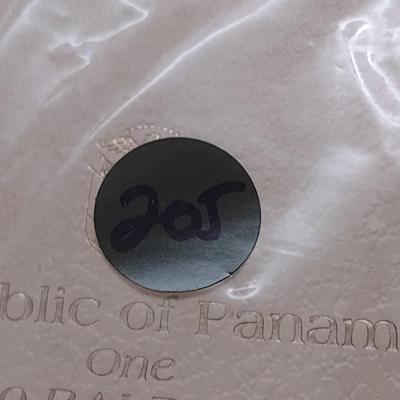 1973 Panama 20 Balboas 2000 Grain Sterling Silver .925 Coin Franklin Mint (#205)