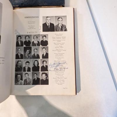 1940's 1950's The Cardinal Yearbooks Newton NC