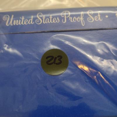 Set of Six 1969 U. S. Mint Proof Coin Set (#213)