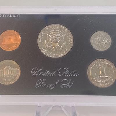 Set of Five 1972 U. S. Mint Proof Coin Sets (#215)