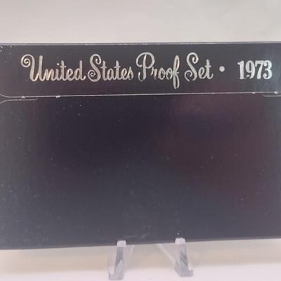 Set of Five 1973 U. S. Mint Proof Coin Sets (#217)