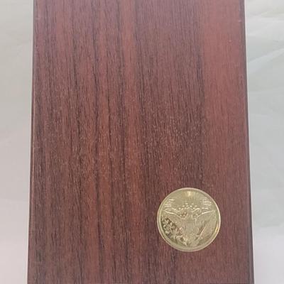 1972 U. S. Mint Eisenhower Proof Coin Brown Box (#222)