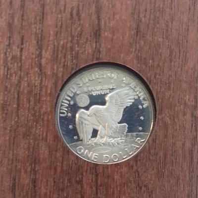 Set of Two 1972 U. S. Mint Eisenhower Proof Coin Brown Box (#223)