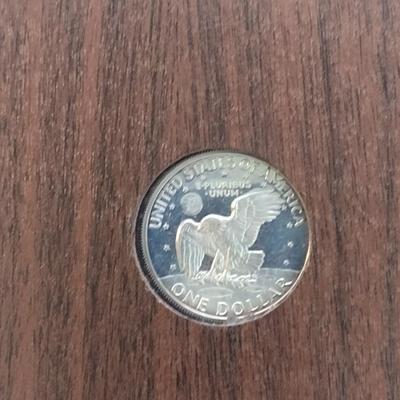 1971 U. S. Mint Eisenhower Proof Coin Brown Box (#225)