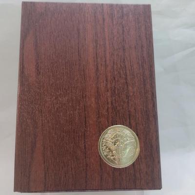 1971 U. S. Mint Eisenhower Proof Coin Brown Box (#225)