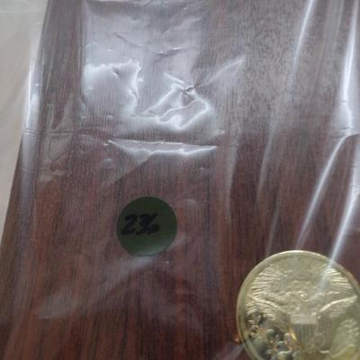 Set of Two 1974 U. S. Mint Eisenhower Proof Coin Brown Box (#236)