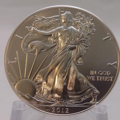 2012 U. S. Mint American Eagle Silver Dollar Uncirculated (#239)