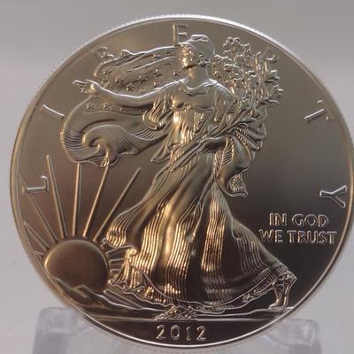 2012 U. S. Mint American Eagle Silver Dollar Uncirculated (#240)