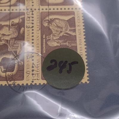 1972 U. S. Mint American Revolution Bicentennial Commemorative Medal and First Issue Stamp (#245)