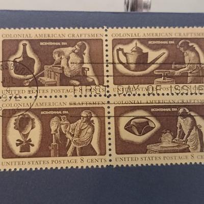 1972 U. S. Mint American Revolution Bicentennial Commemorative Medal and First Issue Stamp (#247)